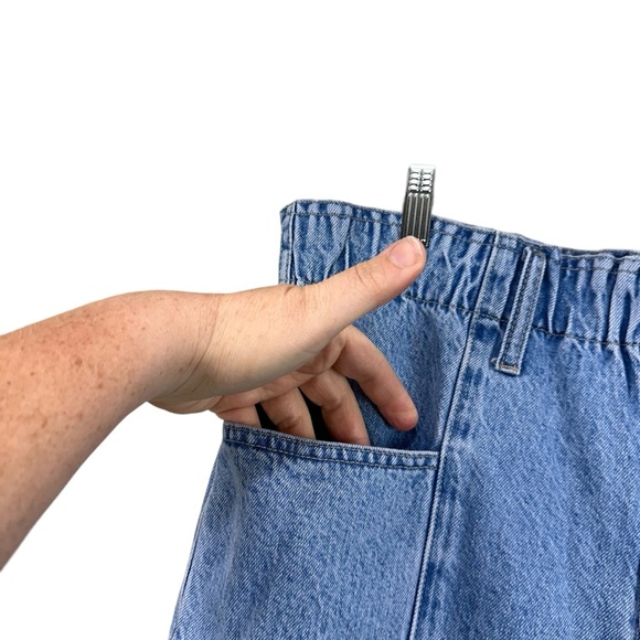 NWOT Madewell Pull-On Balloon Jeans in Closson Wash Paperbag Edition Sz Large - Picture 5 of 9